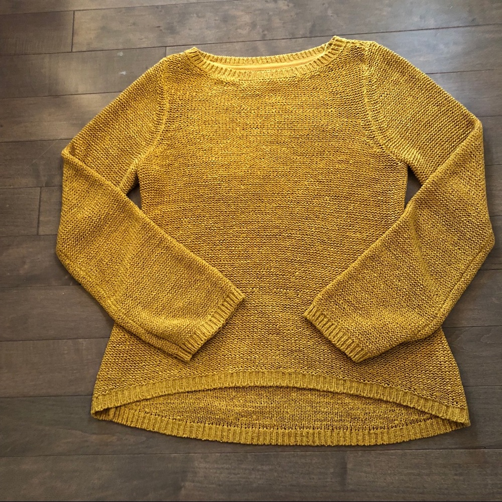Style&Co Open Knit Sweater Bell Sleeves Like New